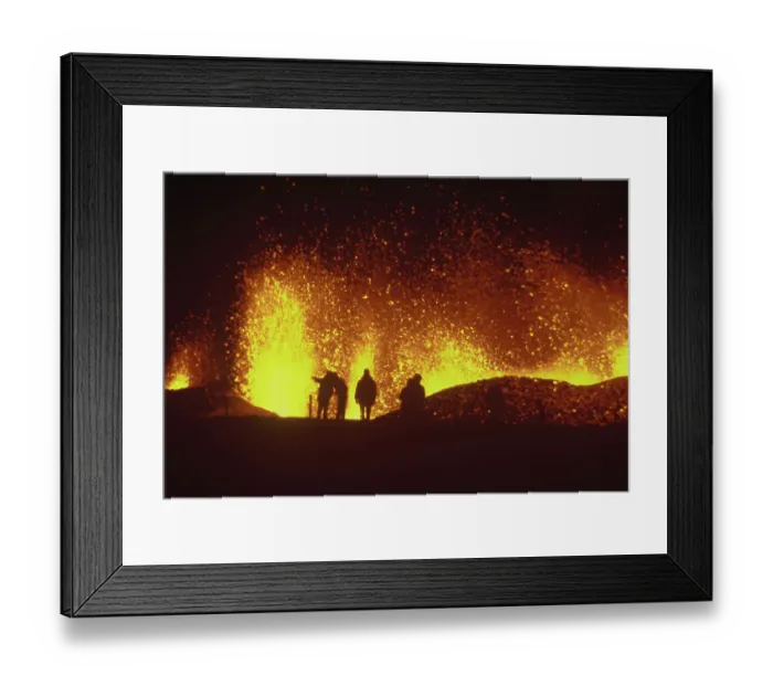 Framed Print : Icelandic Volcano Eruption Framed Print : Icelandic Volcano Eruption