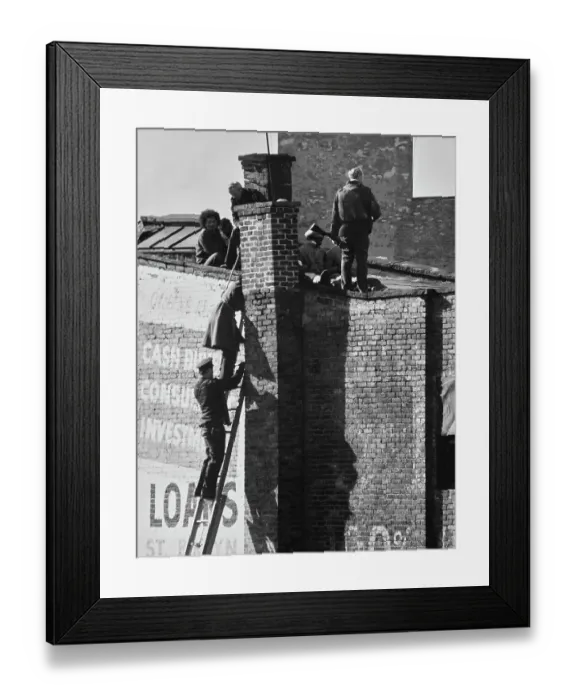 Framed Print : Police Rescue Hostages