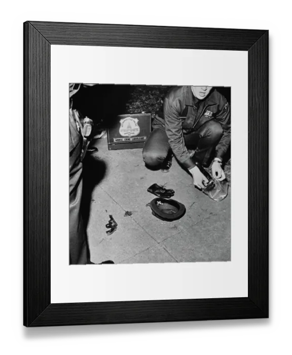 Framed Print : A Crime Scene In Washington DC