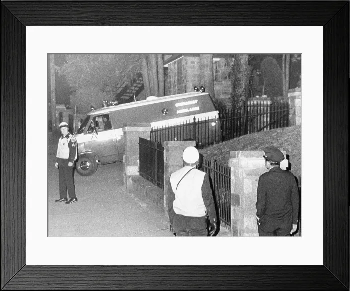 Framed Print : Ambulance Leaving Scene of Brutal Hanafi Murders Framed Print : Ambulance Leaving Scene of Brutal Hanafi Murders