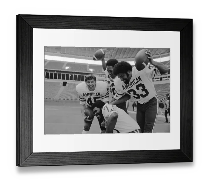 Framed Print : AFC Team Members Before the Pro Bowl Framed Print : AFC Team Members Before the Pro Bowl