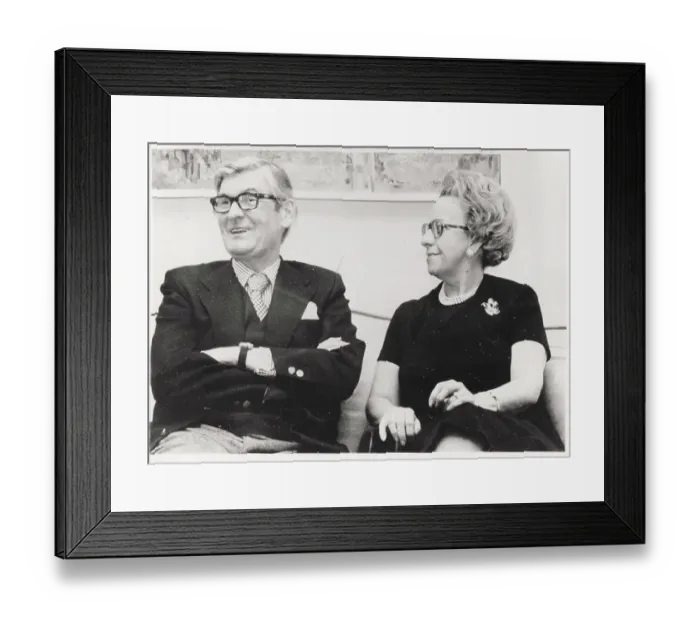 Framed Print : Jules and Gaby Leger Smiling Together Framed Print : Jules and Gaby Leger Smiling Together