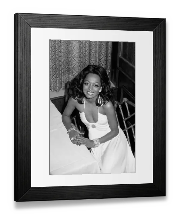 Framed Print : Diana Ross Smiles After Receiving Award Framed Print : Diana Ross Smiles After Receiving Award