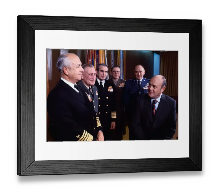 Framed Print : Melvin Laird Posing with Others Framed Print : Melvin Laird Posing with Others