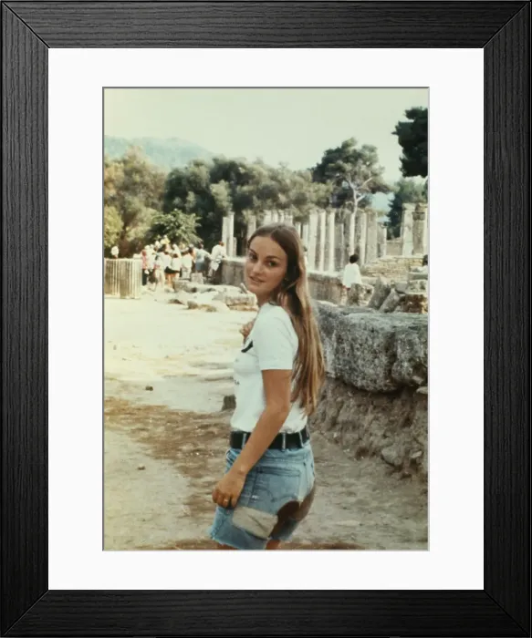 Framed Print : Patricia Hearst In Greece Framed Print : Patricia Hearst In Greece