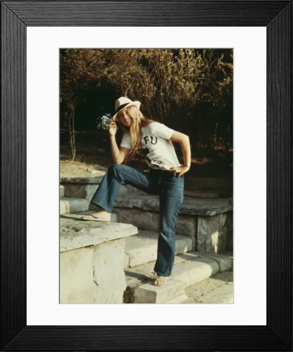 Framed Print : Patricia Hearst In Greece Framed Print : Patricia Hearst In Greece