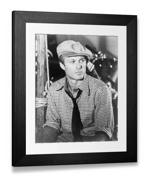 Framed Print : Robert Redford in The Sting