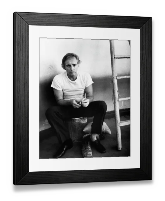 Framed Print : Marlon Brando in Last Tango in Paris
