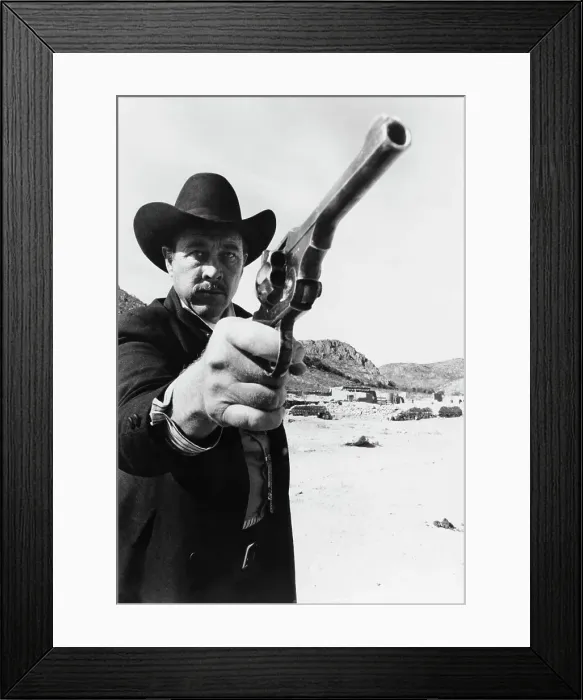 Framed Print : Ben Johnson in Kid Blue