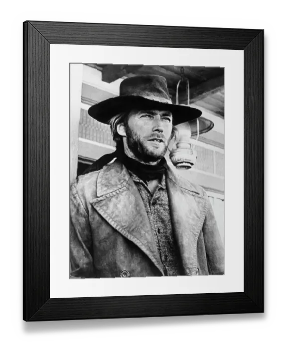 Framed Print : Clint Eastwood in High Plains Drifter Framed Print : Clint Eastwood in High Plains Drifter