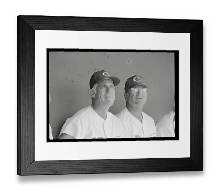 Framed Print : Sparky Anderson and George Scherger Framed Print : Sparky Anderson and George Scherger
