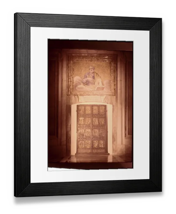 Framed Print : Mosaic of St Peter Framed Print : Mosaic of St Peter