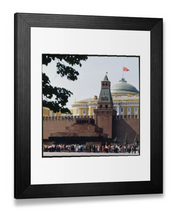 Framed Print : Crowds Outside Lenin Tomb Site Framed Print : Crowds Outside Lenin Tomb Site