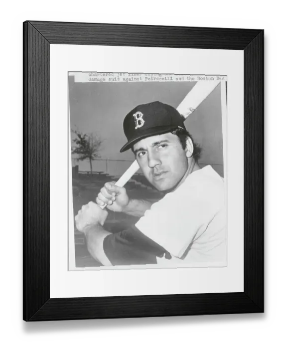 Framed Print : Portrait of Red Sox Player Rico Petrocelli Framed Print : Portrait of Red Sox Player Rico Petrocelli