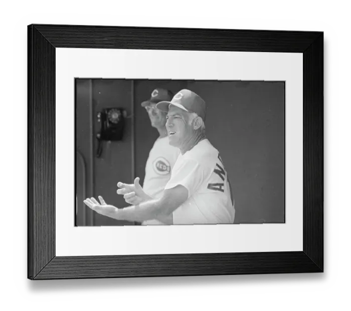 Framed Print : Spark Anderson Gesturing Framed Print : Spark Anderson Gesturing