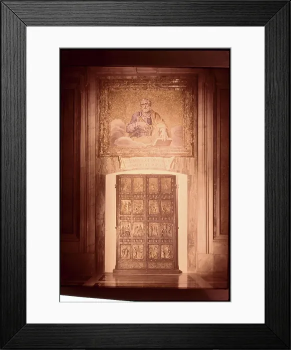 Framed Print : Mosaic of St Peter Framed Print : Mosaic of St Peter