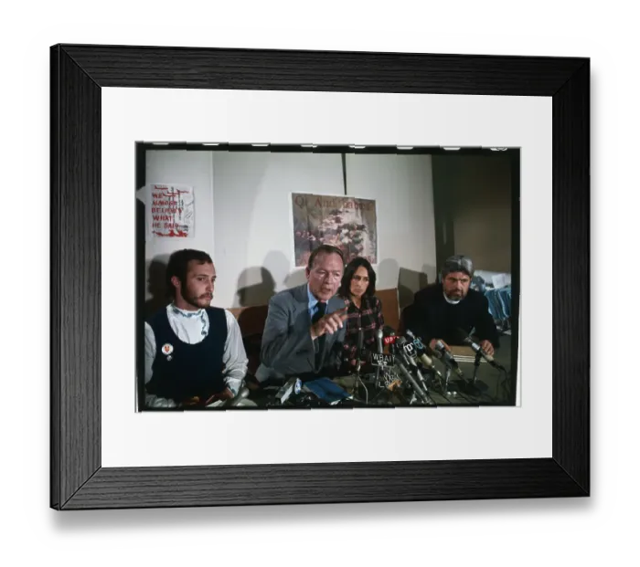 Framed Print : Telford Taylor at Crime Trial