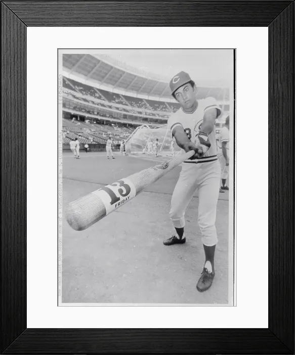 Framed Print : David Concepcion in Batting Stance Framed Print : David Concepcion in Batting Stance