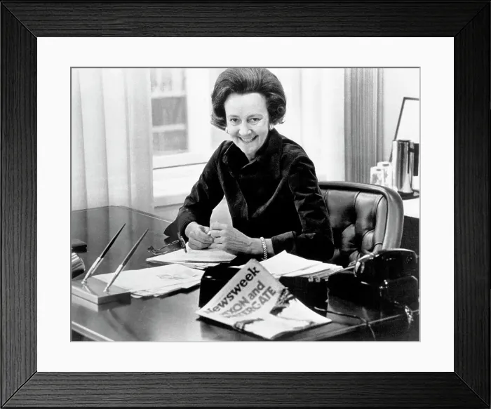 Framed Print : Publisher Katharine Graham Framed Print : Publisher Katharine Graham