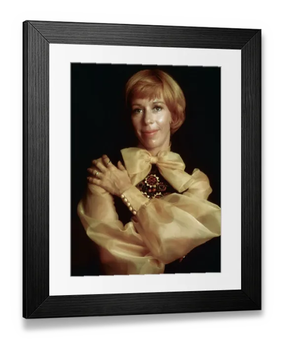 Framed Print : Portrait of Carol Burnett Framed Print : Portrait of Carol Burnett
