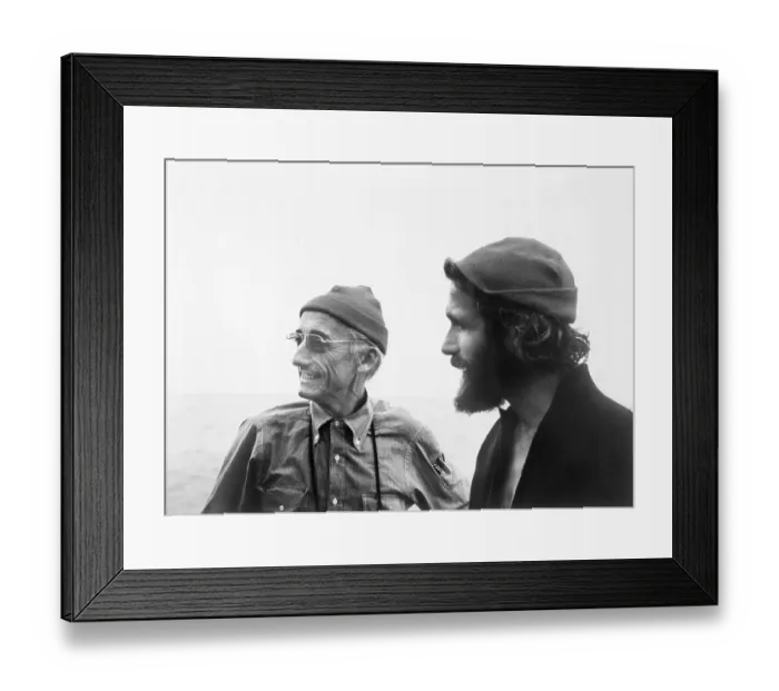 Framed Print : Jacques and Phillipe Cousteau Framed Print : Jacques and Phillipe Cousteau