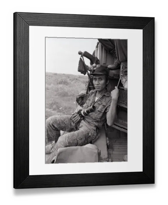 Framed Print : Willie Vicoy Leaning Against Truck Framed Print : Willie Vicoy Leaning Against Truck