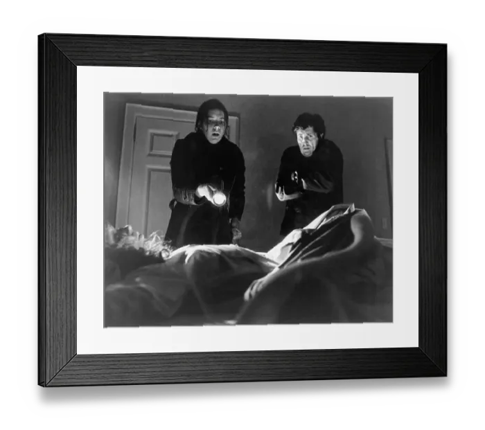 Framed Print : Bedside Scene from The Exorcist Framed Print : Bedside Scene from The Exorcist