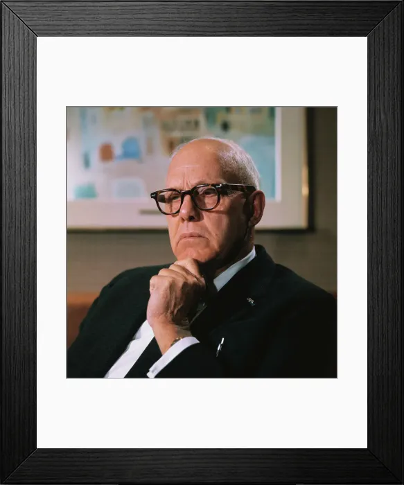 Framed Print : Portrait of George Meany Framed Print : Portrait of George Meany