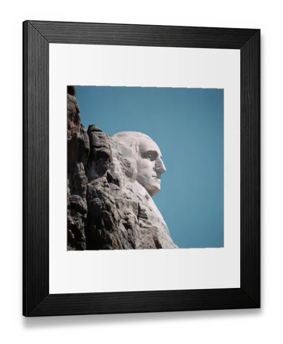 Framed Print : Repairing Mount Rushmore Framed Print : Repairing Mount Rushmore