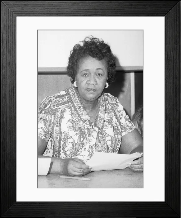 Framed Print : Journalist Dorothy Height Framed Print : Journalist Dorothy Height