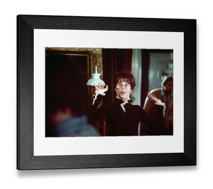 Framed Print : Jane Fonda Crossing Her Eyes Framed Print : Jane Fonda Crossing Her Eyes