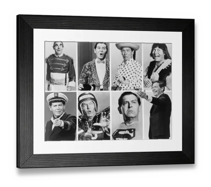 Framed Print : Milton Berle on Television Special Framed Print : Milton Berle on Television Special