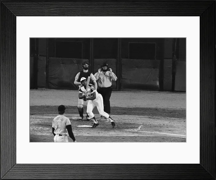 Framed Print : Hank Aaron Getting Ready to Lose The Bat Framed Print : Hank Aaron Getting Ready to Lose The Bat