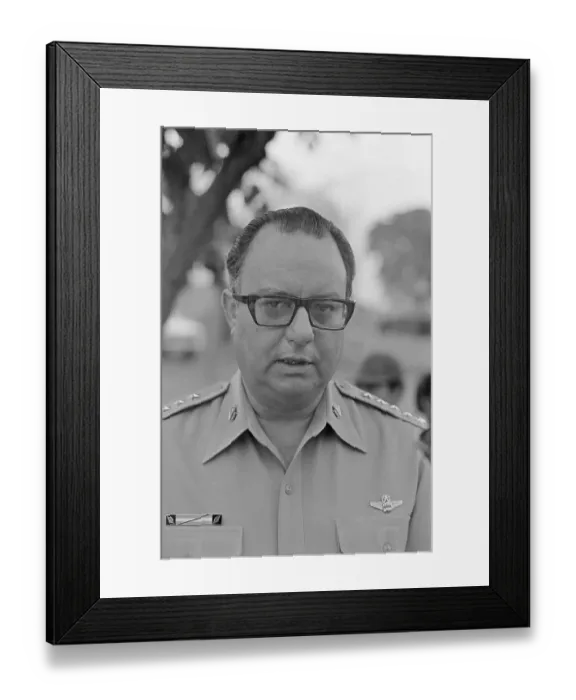 Framed Print : Anastasio Somoza Speaking
