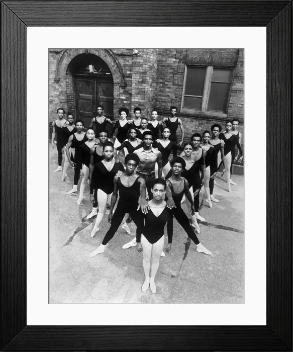 Framed Print : Members of the Black Ballet Company Framed Print : Members of the Black Ballet Company