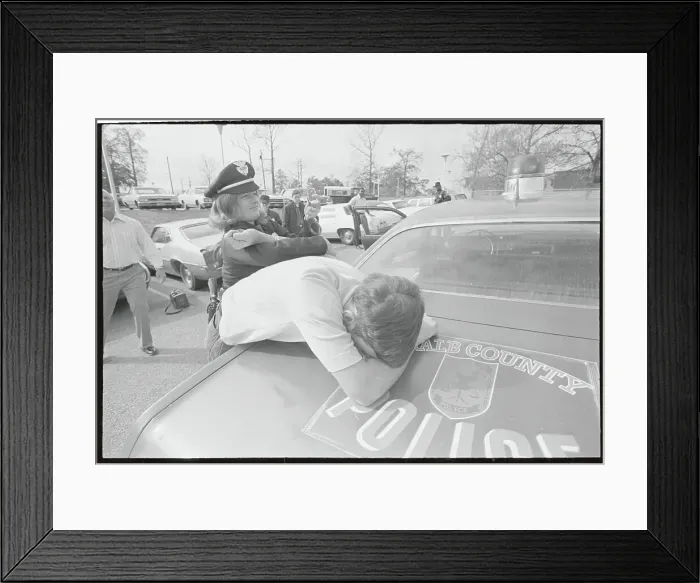 Framed Print : Officer Lois Hawes in Training Framed Print : Officer Lois Hawes in Training