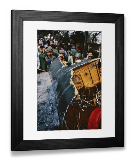Framed Print : Downed B-52, Hanoi Framed Print : Downed B-52, Hanoi