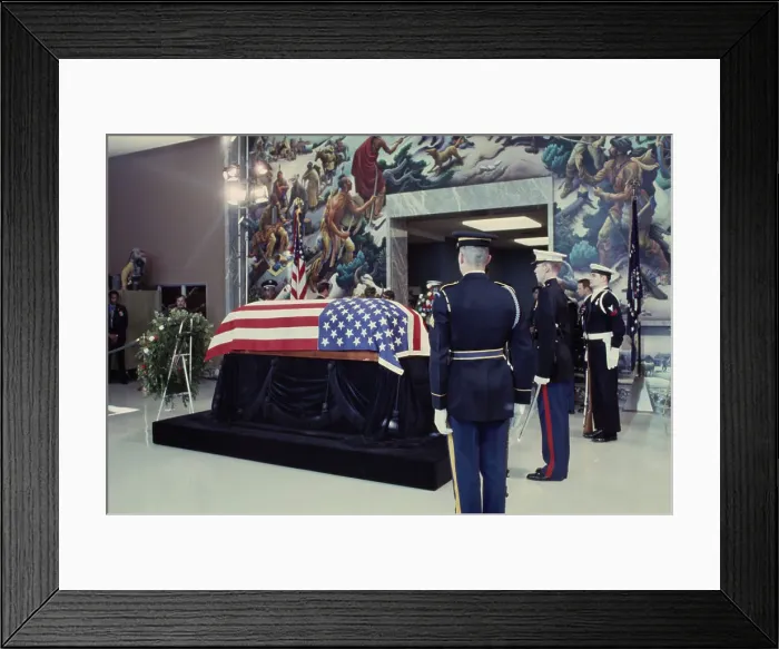 Framed Print : Funeral of Harry Truman Framed Print : Funeral of Harry Truman