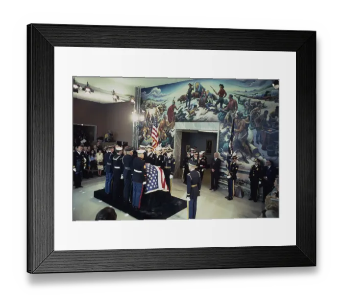 Framed Print : Funeral of Harry Truman Framed Print : Funeral of Harry Truman