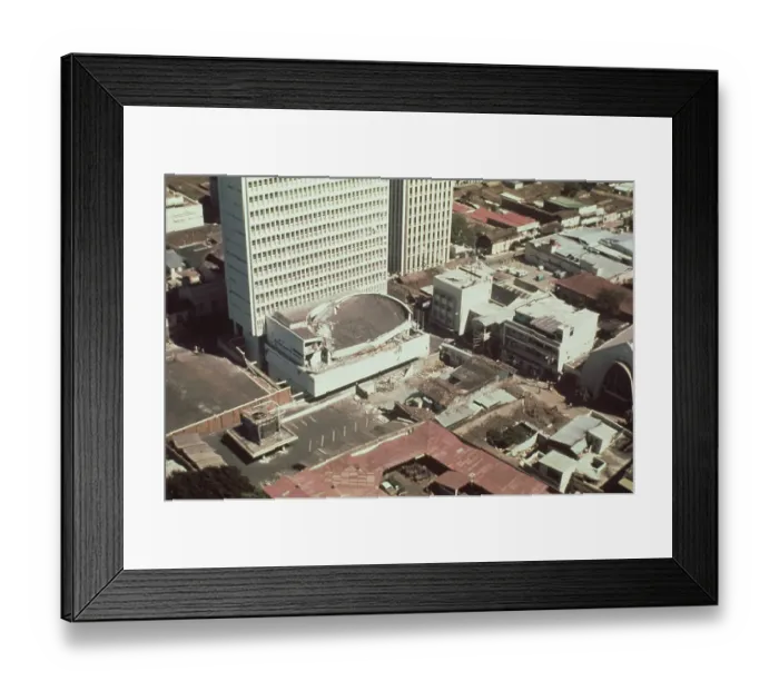 Framed Print : Managua after Earthquake Framed Print : Managua after Earthquake