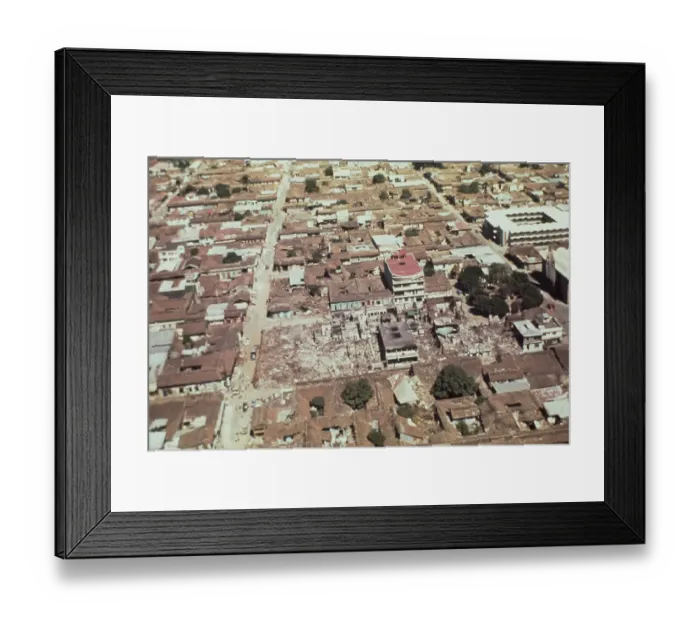 Framed Print : Managua after Earthquake Framed Print : Managua after Earthquake
