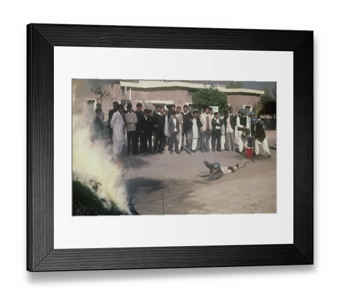 Framed Print : Elementary self-preservation training Framed Print : Elementary self-preservation training