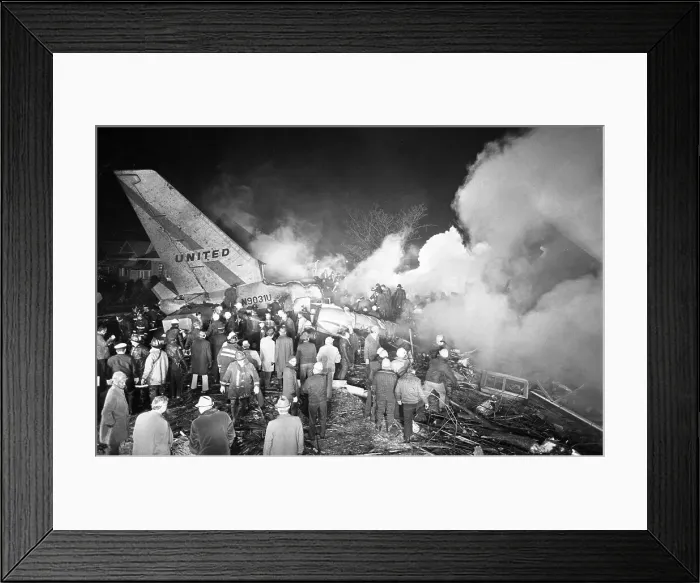Framed Print : United Airlines Flight 553 Crash Framed Print : United Airlines Flight 553 Crash