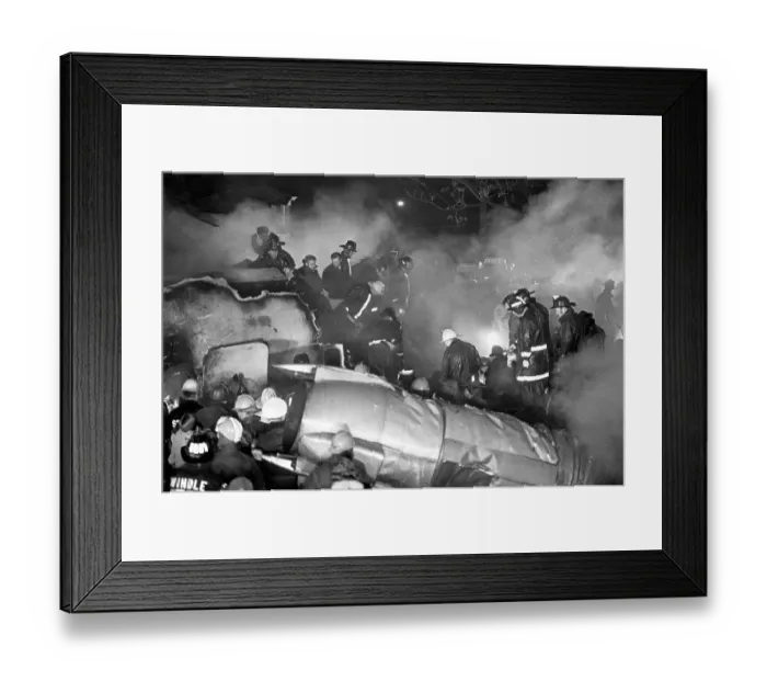 Framed Print : United Airlines Flight 553 Crash Framed Print : United Airlines Flight 553 Crash