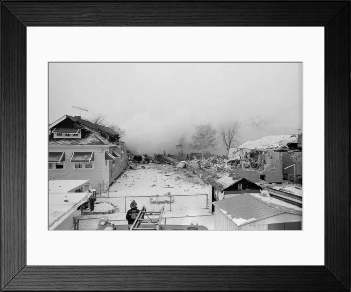 Framed Print : United Airlines Flight 553 Crash Framed Print : United Airlines Flight 553 Crash