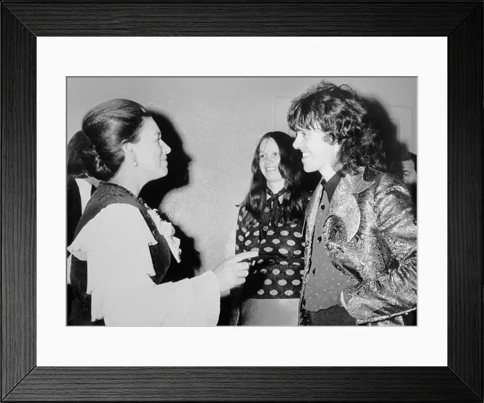 Framed Print : Donovan Talks With Princess Framed Print : Donovan Talks With Princess