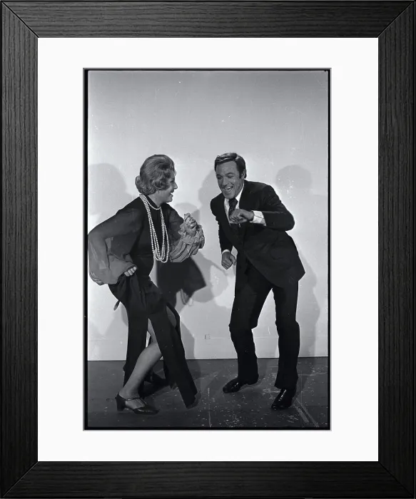 Framed Print : Actors Gene Kelly and Binnie Barnes Framed Print : Actors Gene Kelly and Binnie Barnes