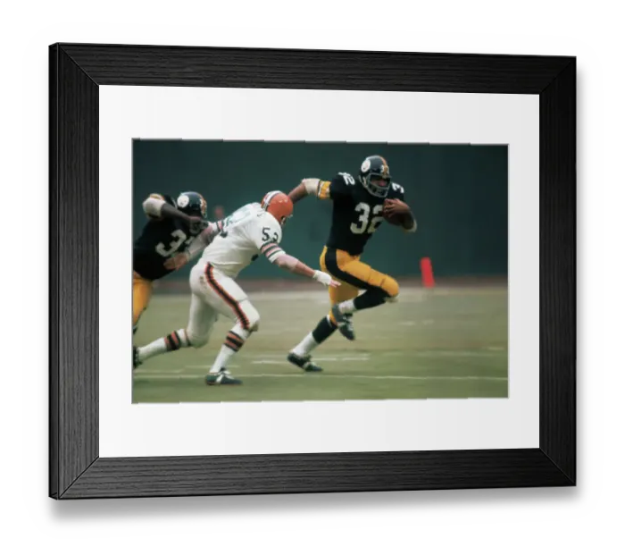 Framed Print : Franco Harris Running For a Touchdown Framed Print : Franco Harris Running For a Touchdown