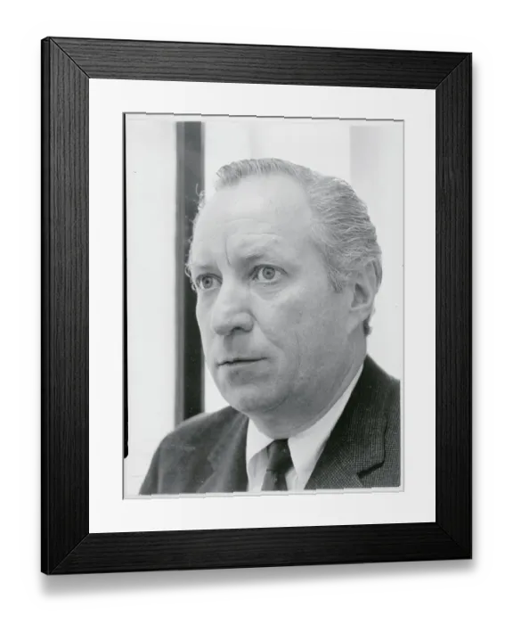Framed Print : Portrait of Leonard Garment