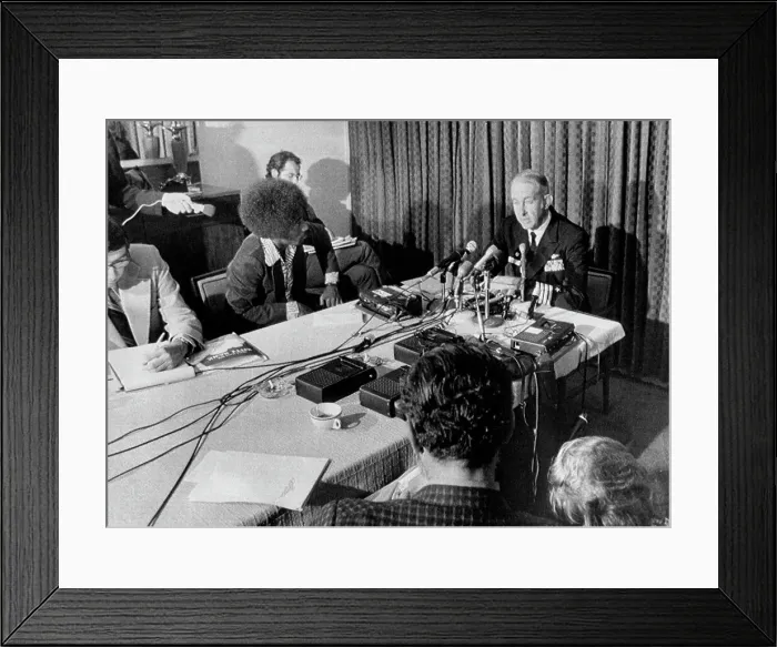 Framed Print : USS Kitty Hawk Riot Press Conference Framed Print : USS Kitty Hawk Riot Press Conference